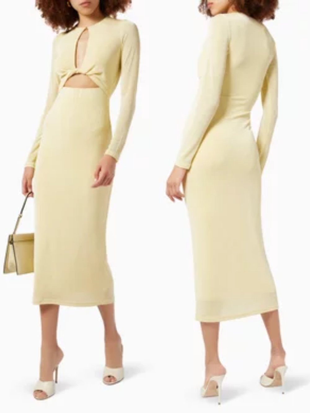 Significant Other Monza Dress in Jersey Size 4 Lemon